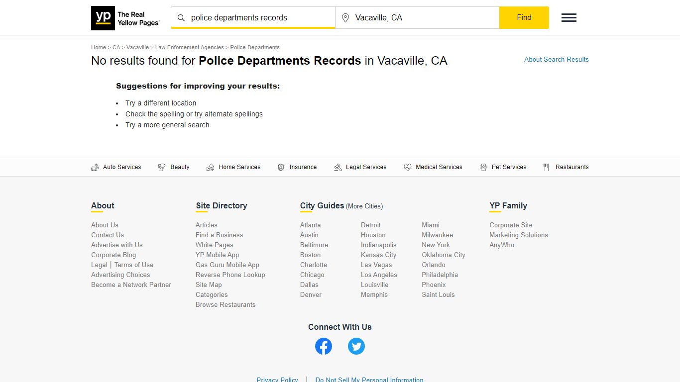 Police Departments Records in Vacaville, CA - yellowpages.com